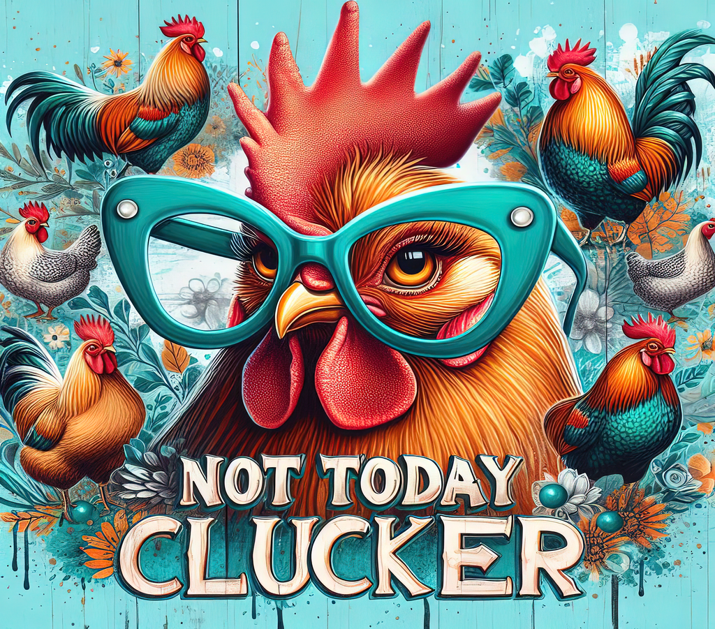 Not Today Clucker 20oz Tumbler