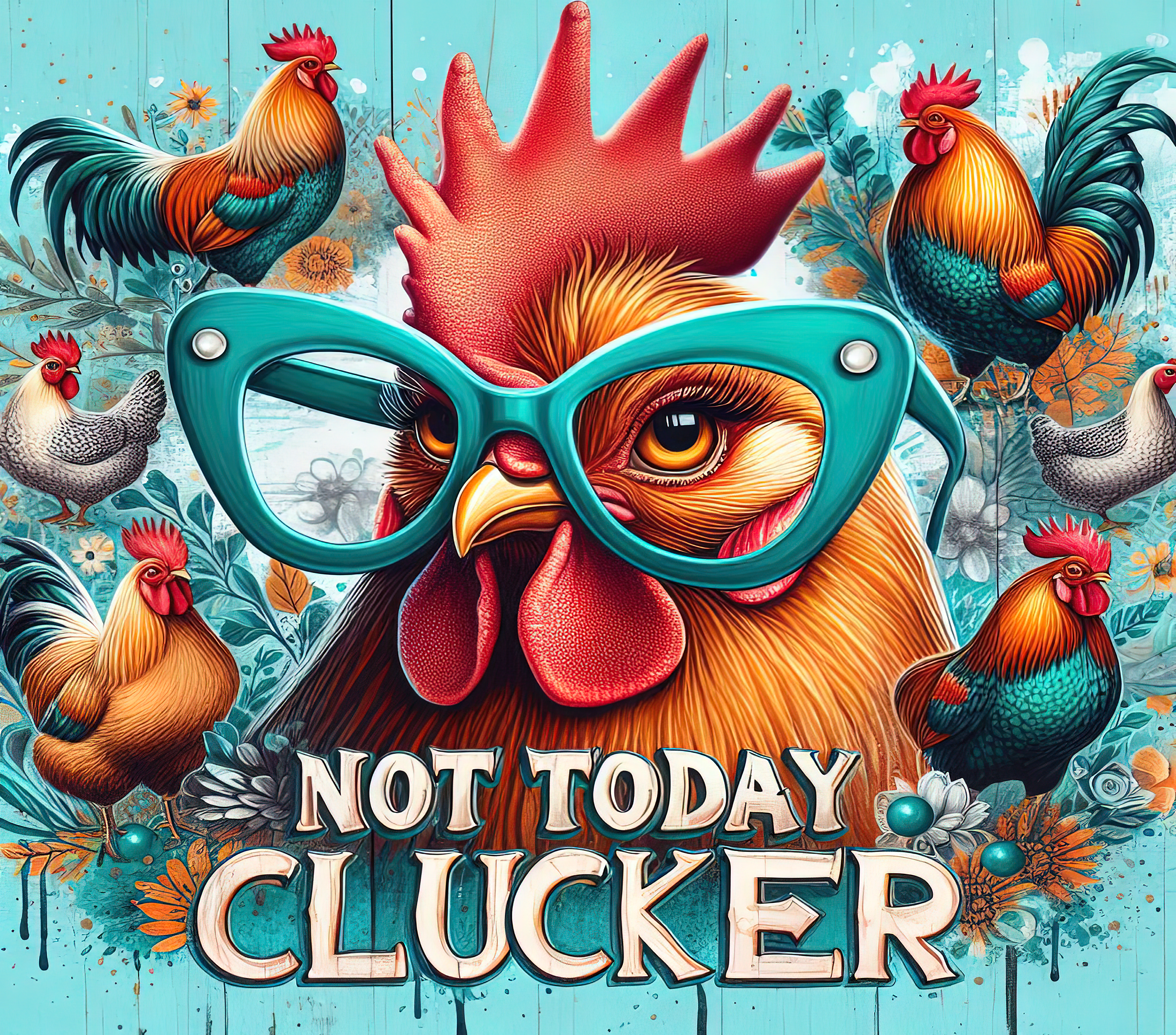 Not Today Clucker 20oz Tumbler