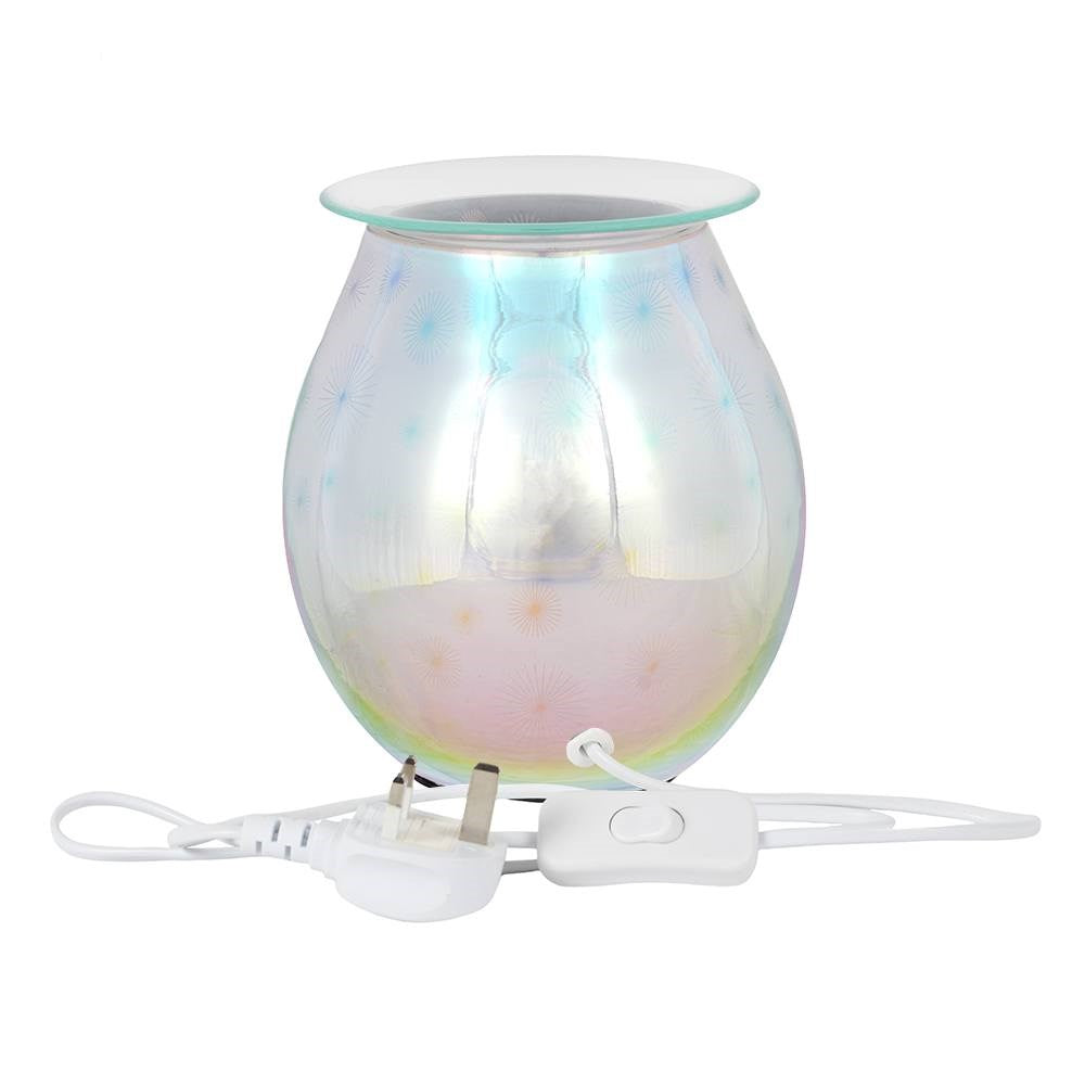 SALE - 3D Starburst Light Up Electric Oil Burner