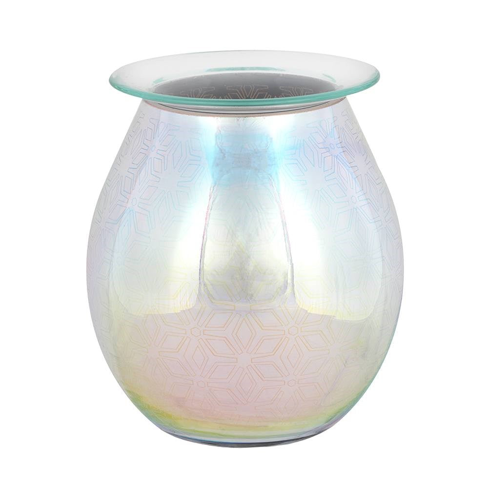 SALE - 3D Geometric Flower Light Up Electric Oil Burner
