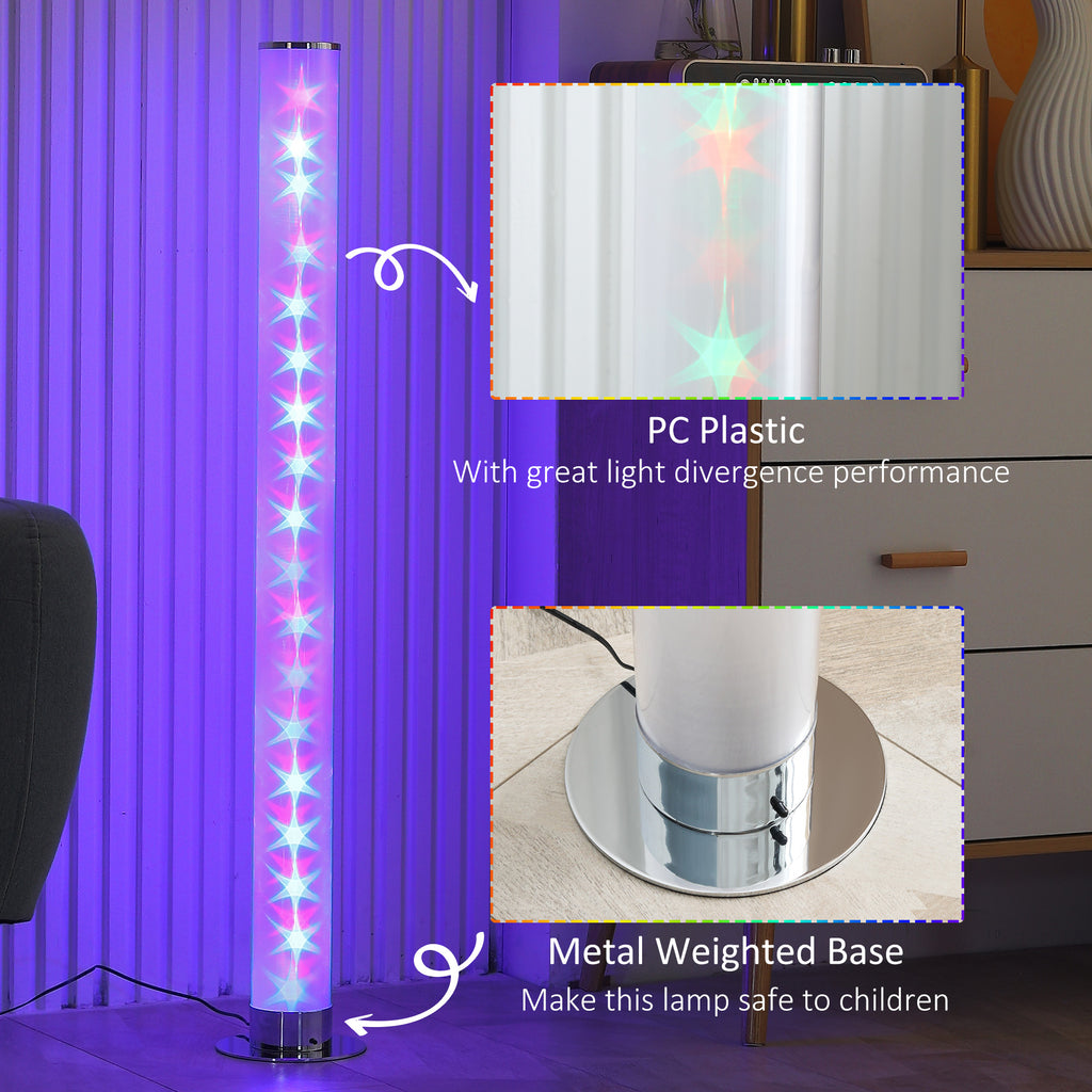 RGB Floor Lamp, Dimmable Corner Lamp with Remote Control
