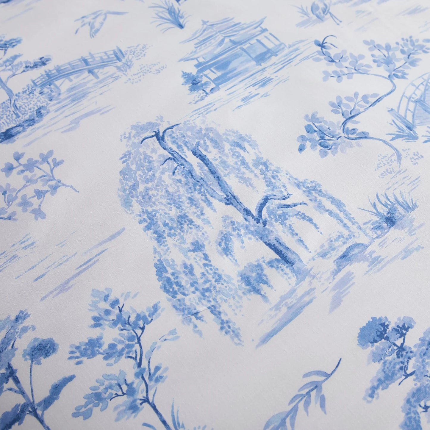 Oriental Garden Bedding Set Grey Or Blue