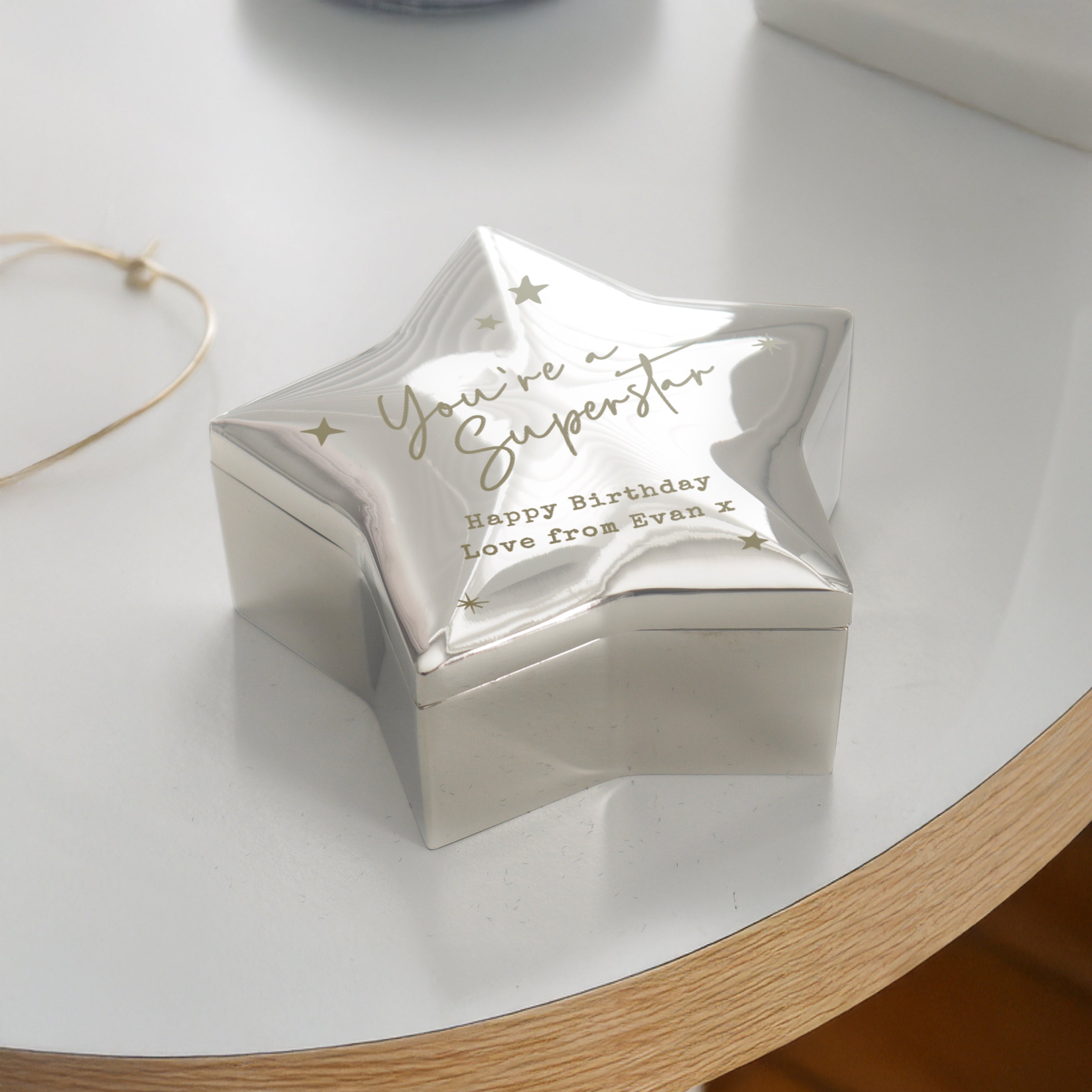 Personalised Youre a Star Trinket Box