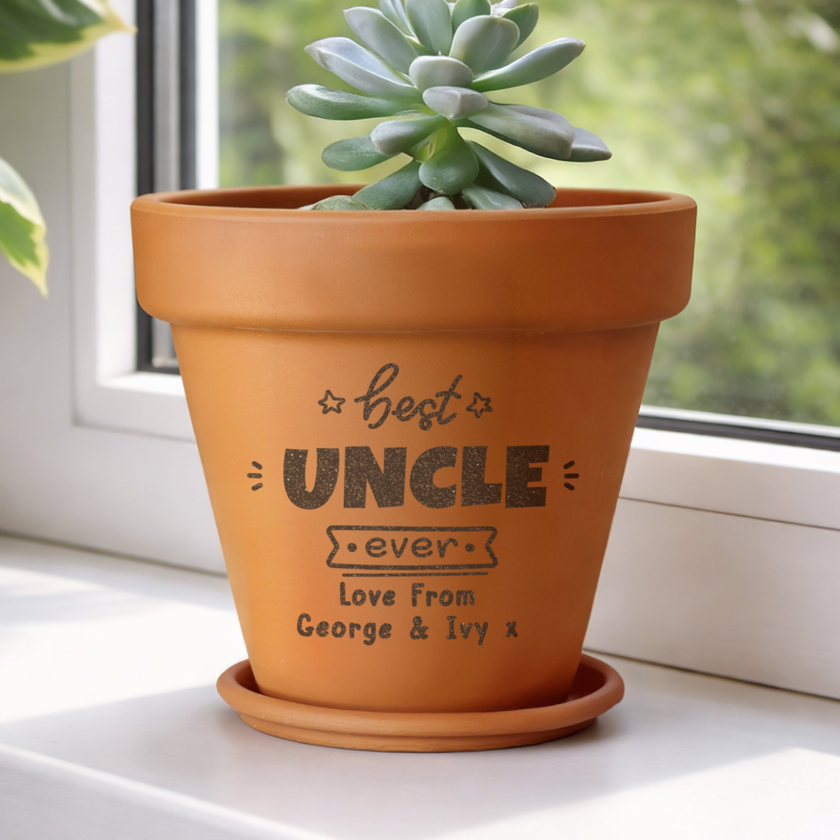 Personalised Best Ever Terracotta Plant Pot