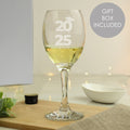 Personalised Class of Graduation Wine Glass