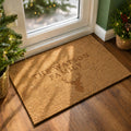 Personalised Stag Rectangle Indoor Doormat