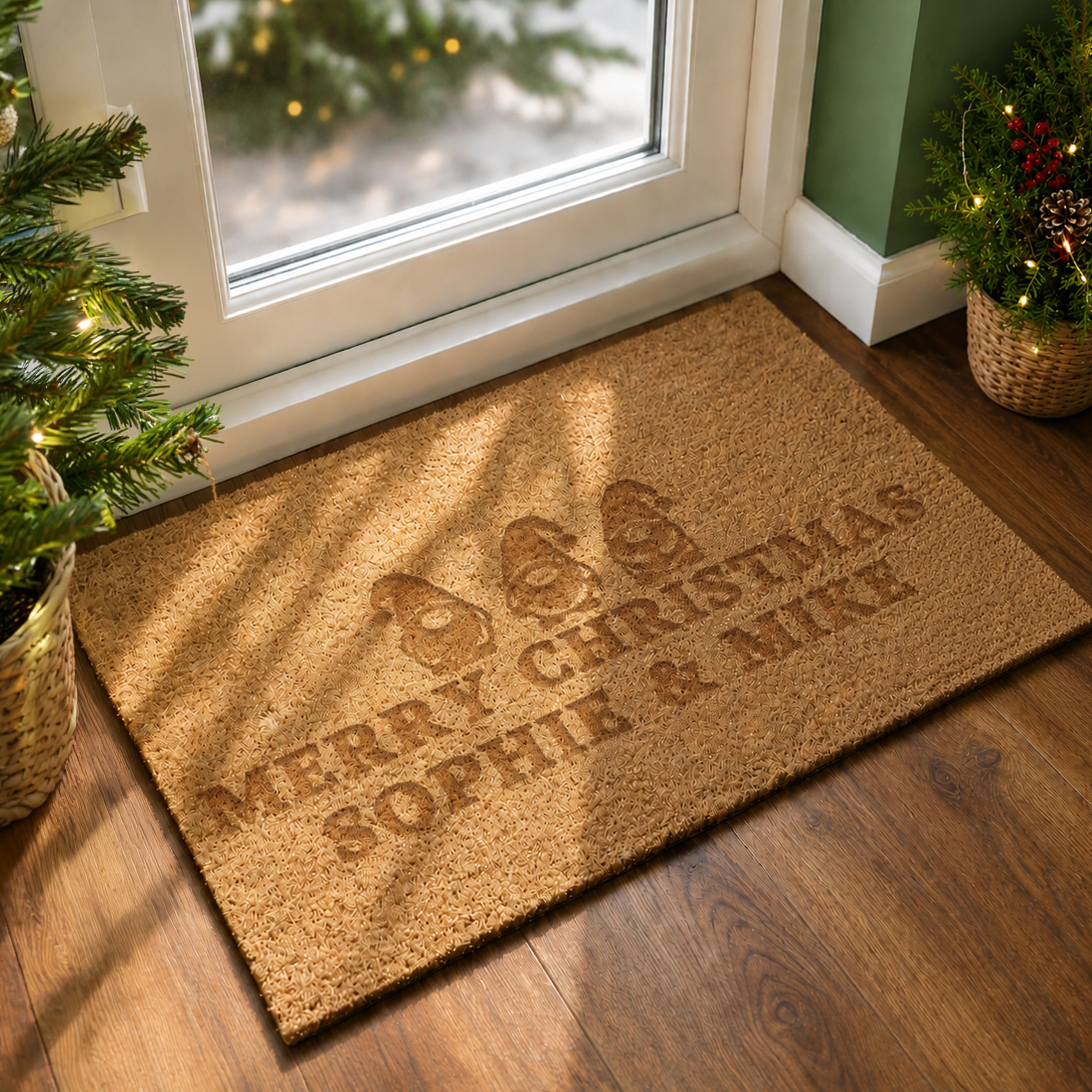Personalised Gonk Rectangle Indoor Doormat