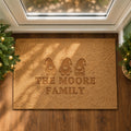 Personalised Gonk Rectangle Indoor Doormat