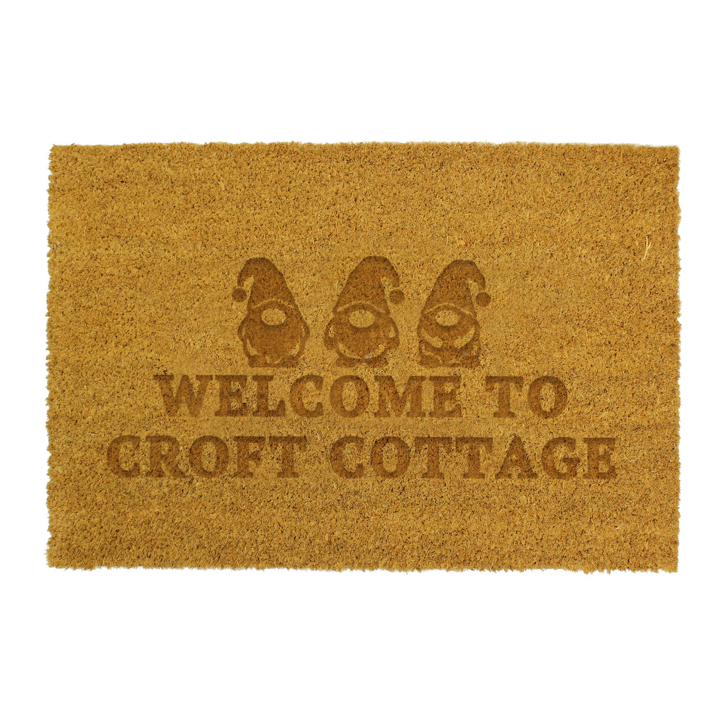Personalised Gonk Rectangle Indoor Doormat