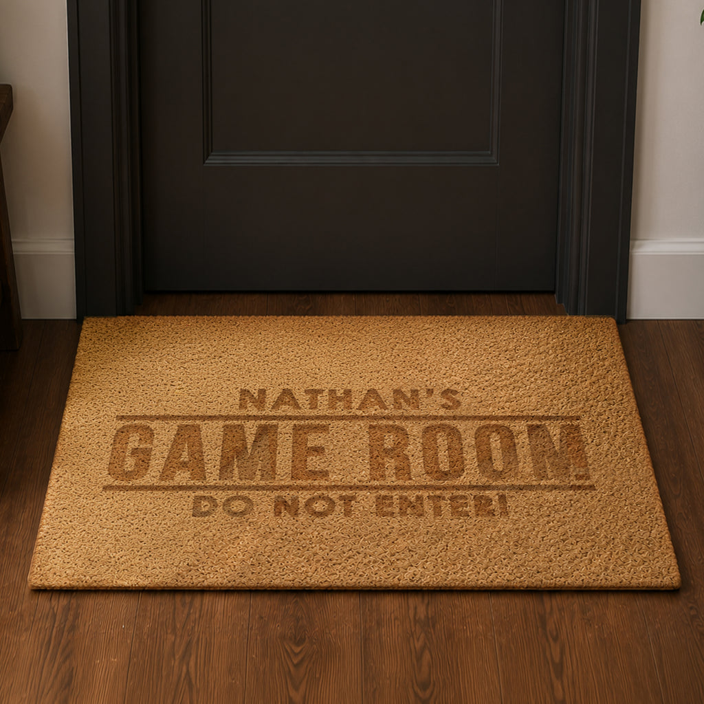 Personalised Bold Rectangle Indoor Doormat