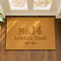 Personalised Ornate Rectangle Indoor Doormat
