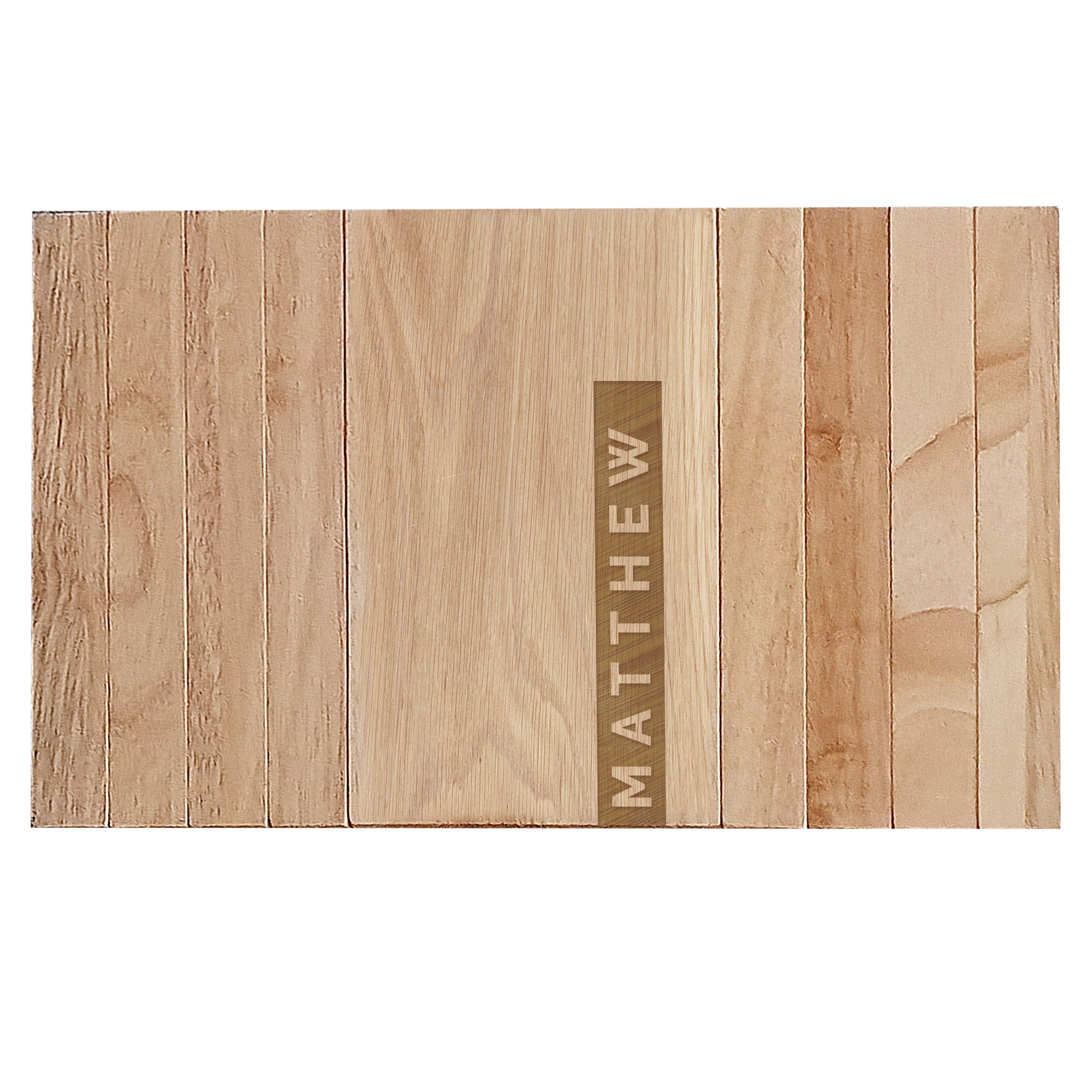 Personalised Name Strip Wooden Sofa Tray