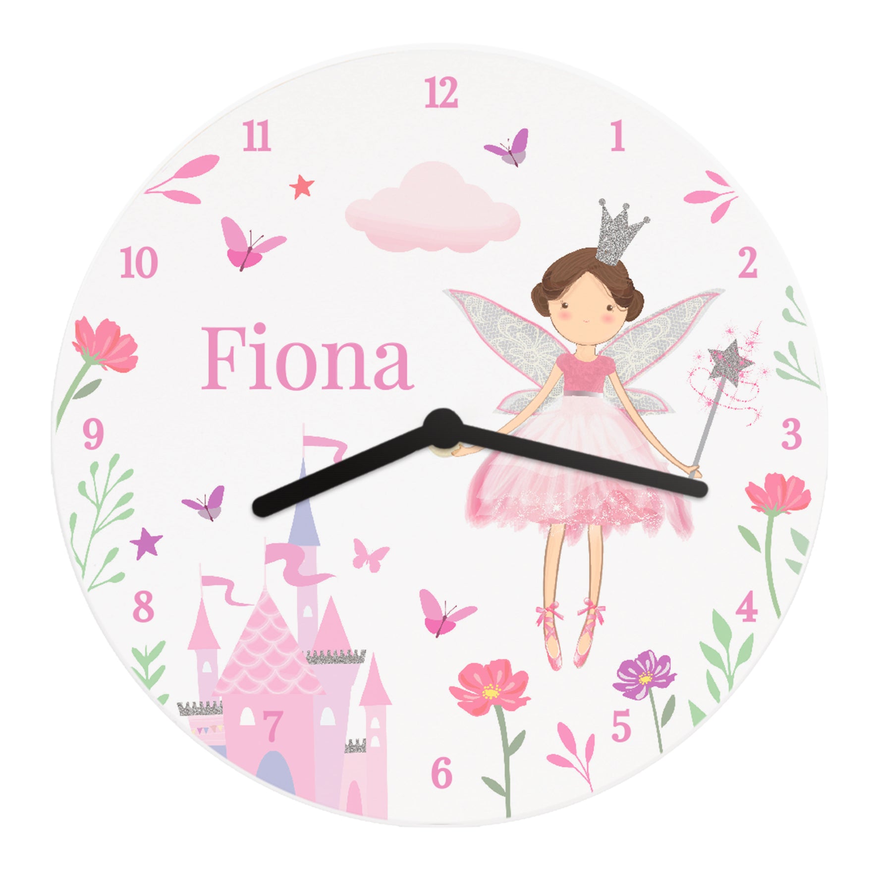 Personalised Fairy Princess Clock