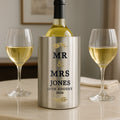 Personalised Couples Wine Cooler
