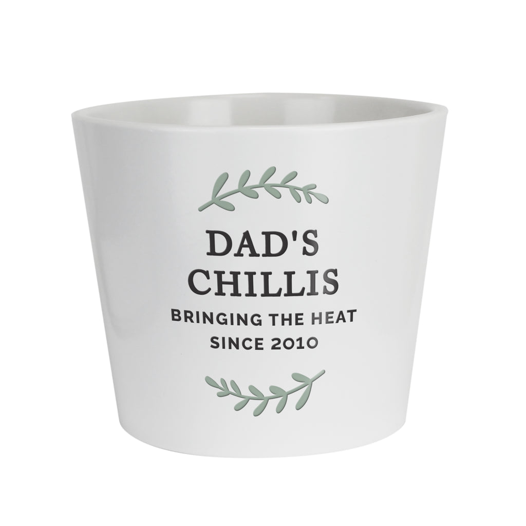 Personalised Wreath Large Plant Pot