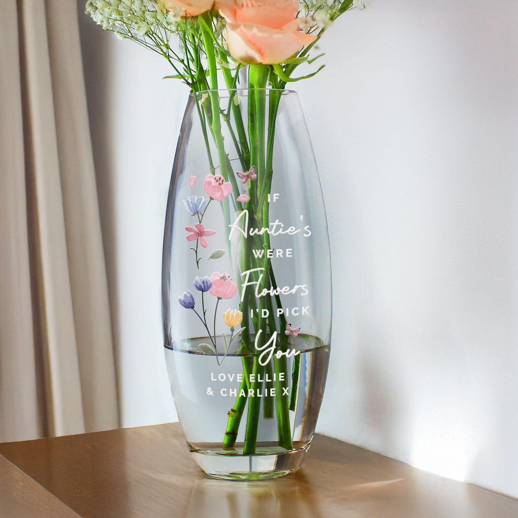 Personalised Id Pick You Text Bullet Vase