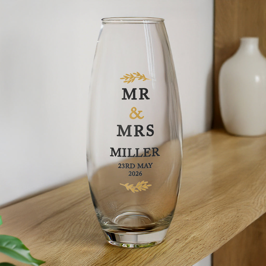 Personalised Couples Bullet Vase