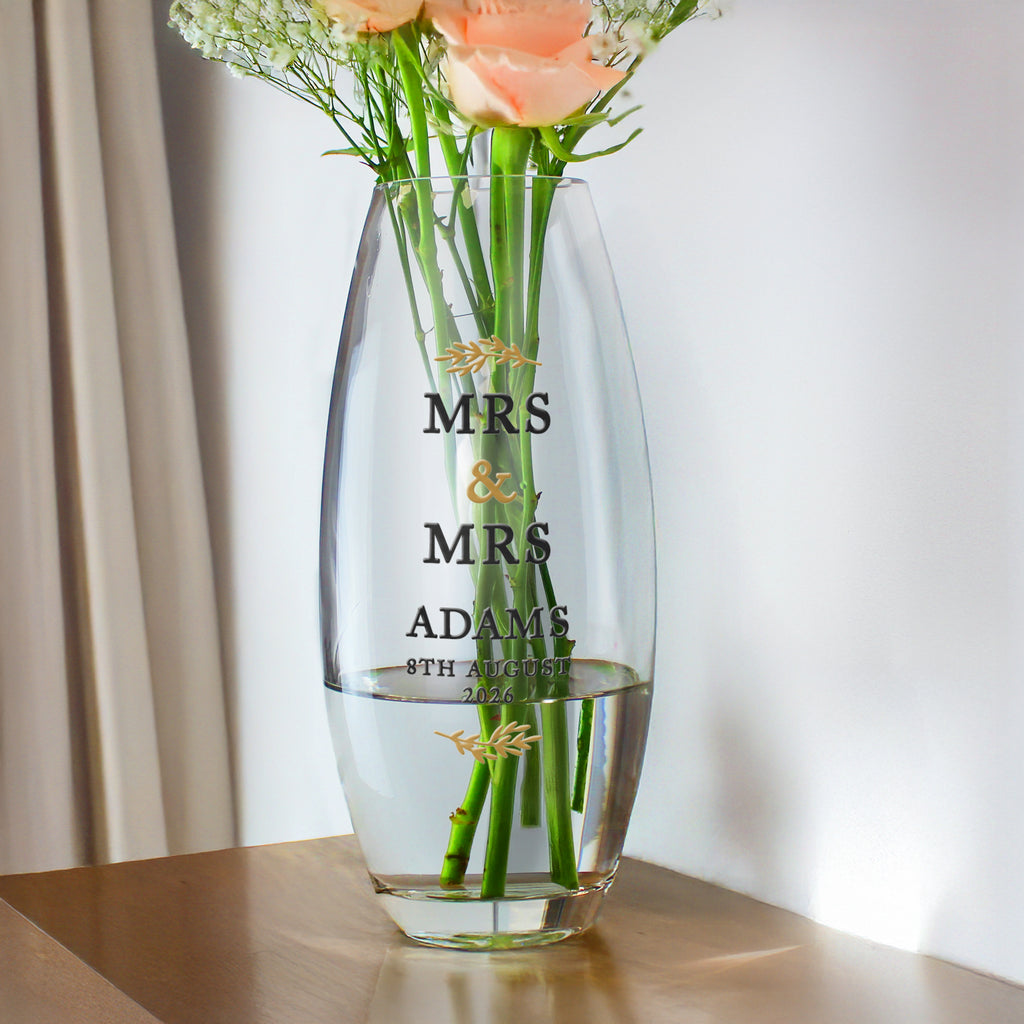Personalised Couples Bullet Vase