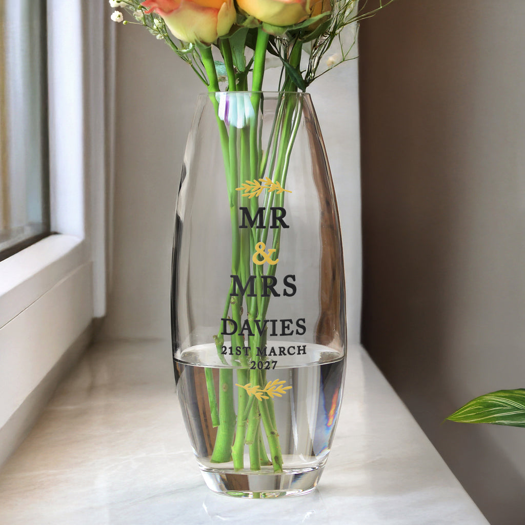 Personalised Couples Bullet Vase