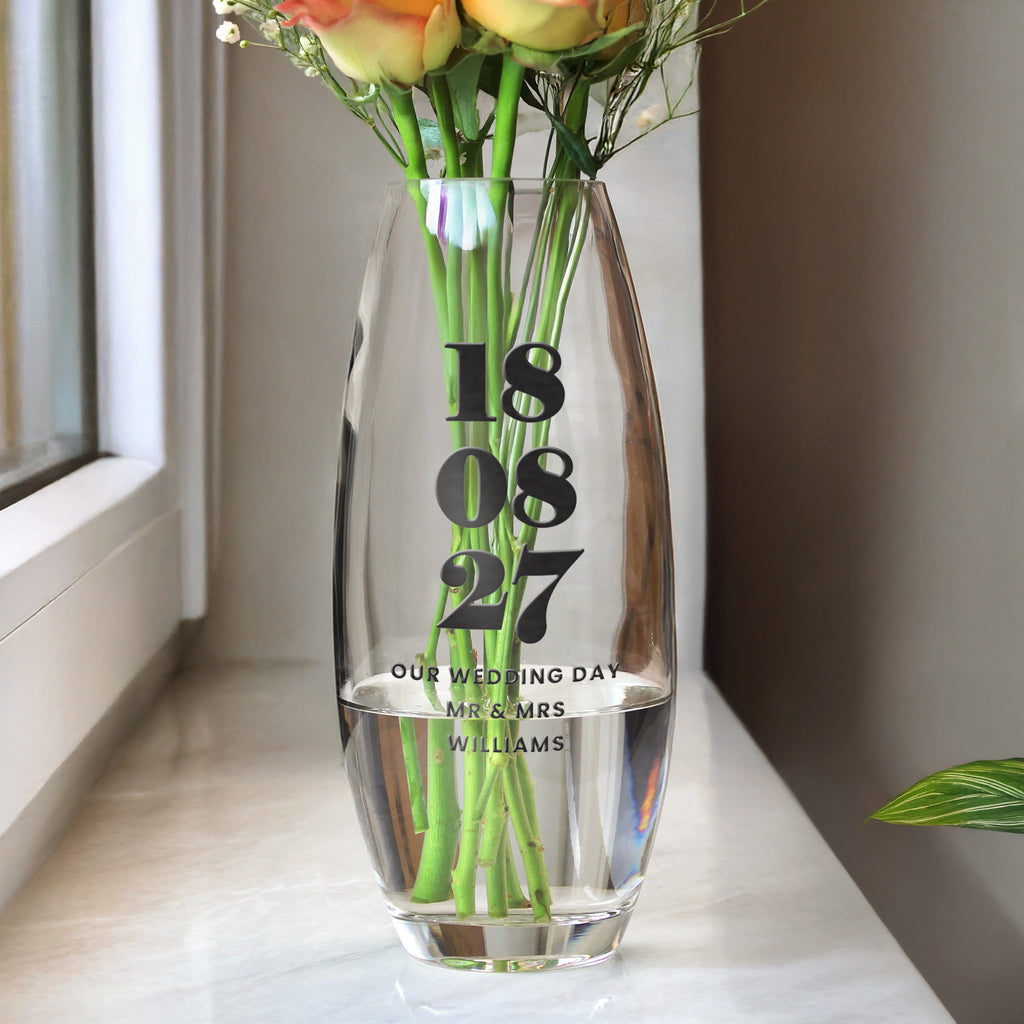 Personalised Special Date Bullet Vase