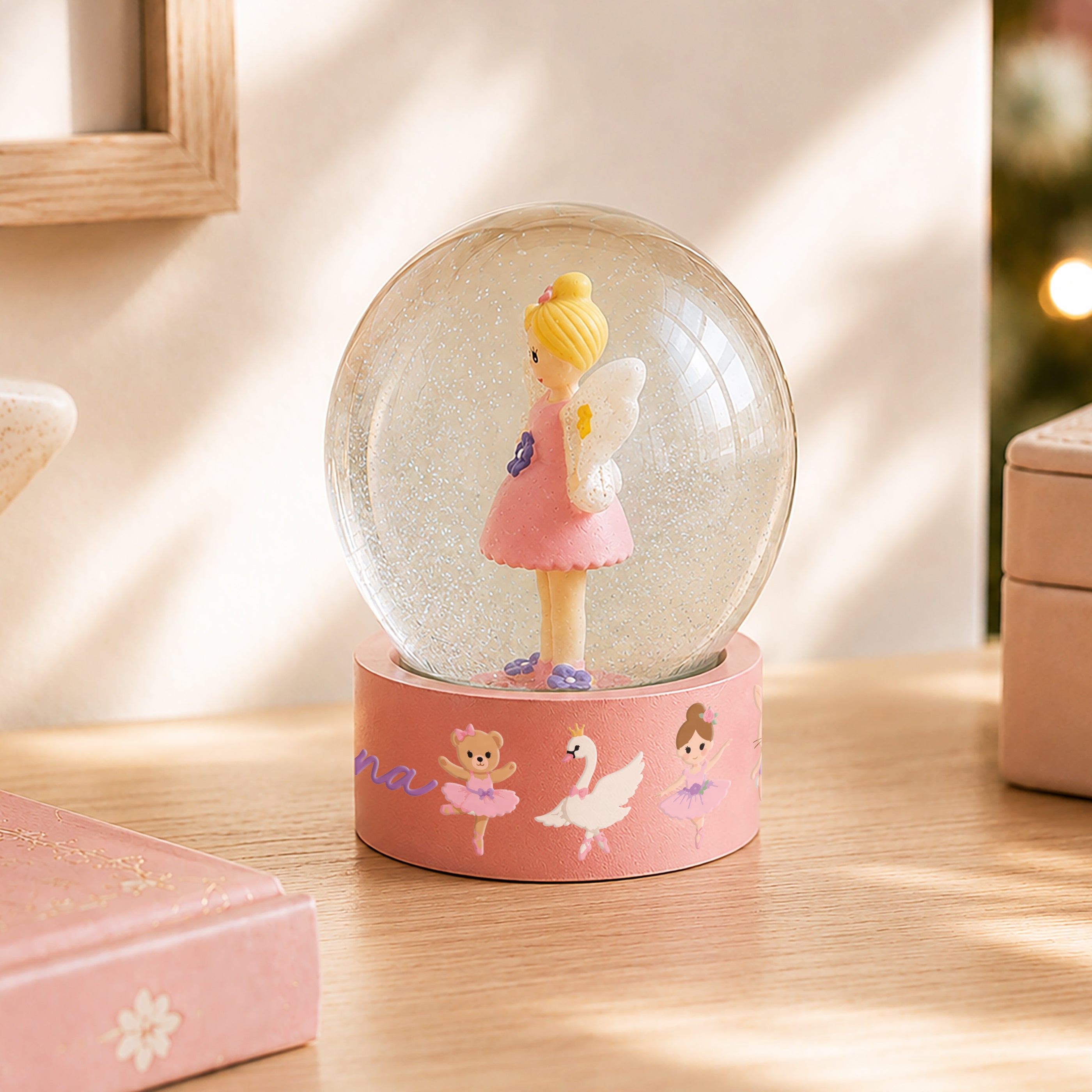 Personalised Nutcracker Characters Fairy Snow Globe