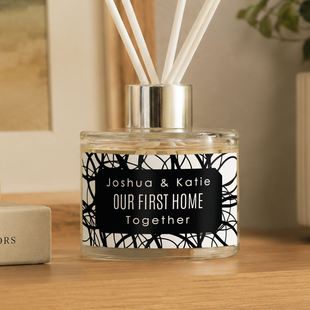 Personalised Scribble Reed Diffuser