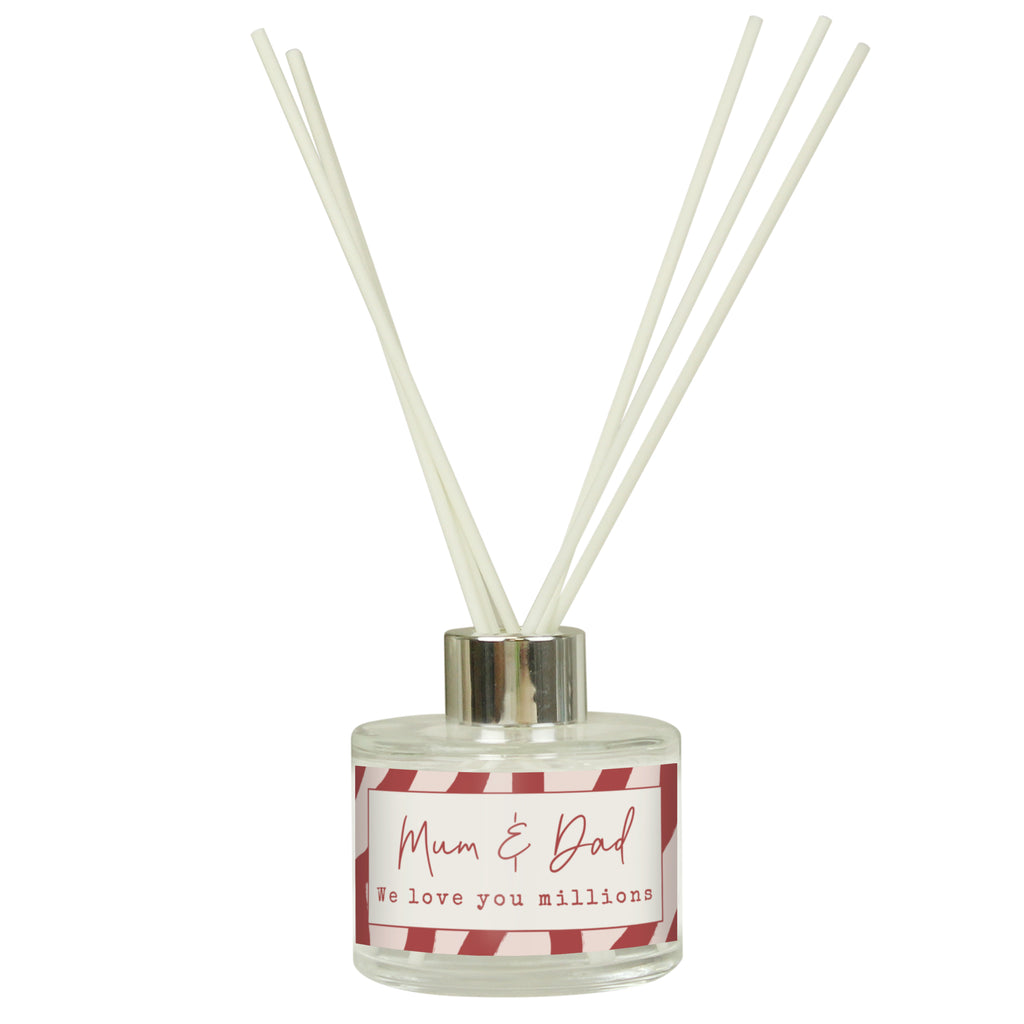 Personalised Funky Striped Reed Diffuser