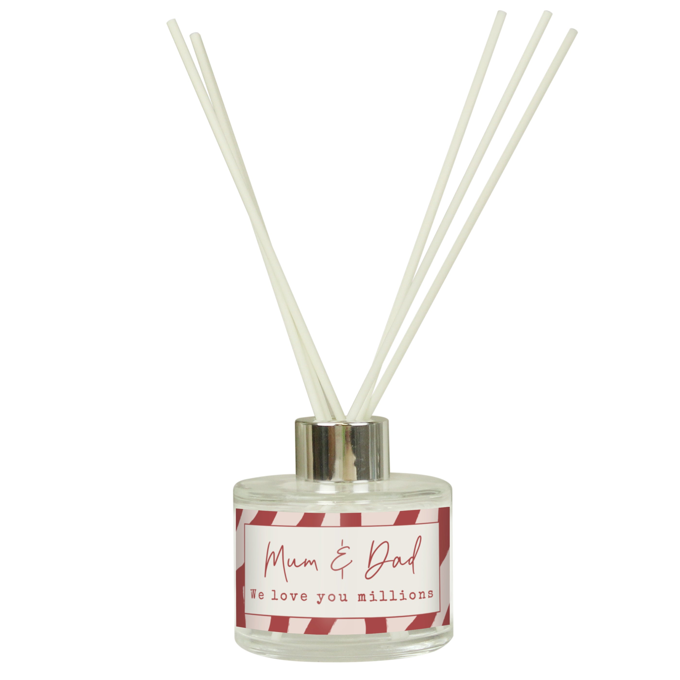 Personalised Funky Striped Reed Diffuser