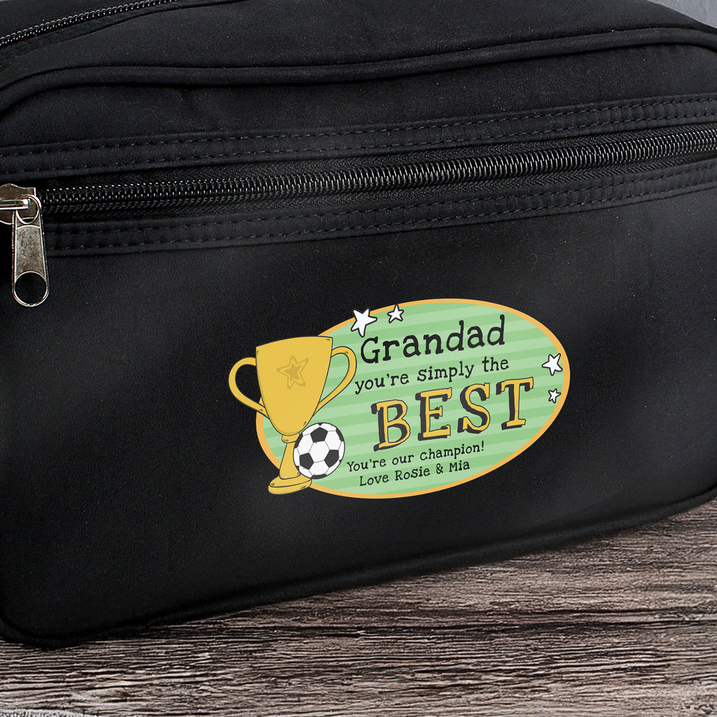 Personalised Simply The Best Toiletry Bag
