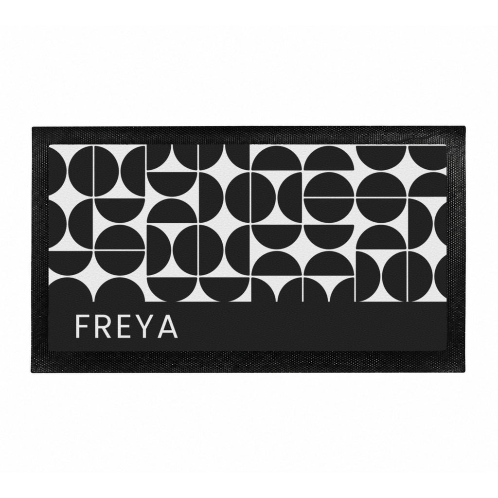 Personalised Abstract Pet Bowl Mat