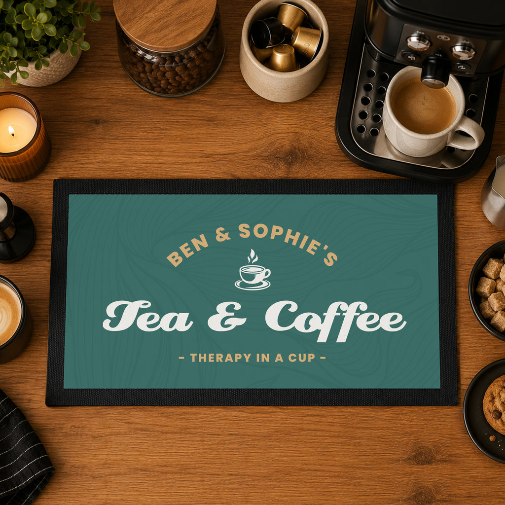 Personalised Drinks Station Mat
