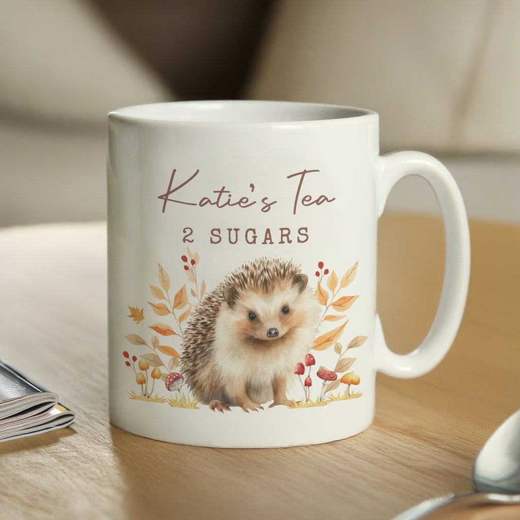 Personalised Hedgehog Mug