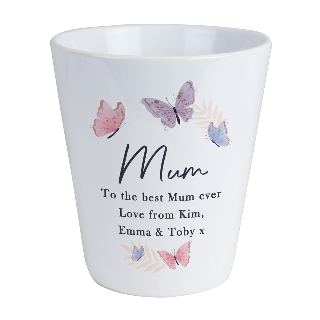 Personalised Butterfly Plant Pot