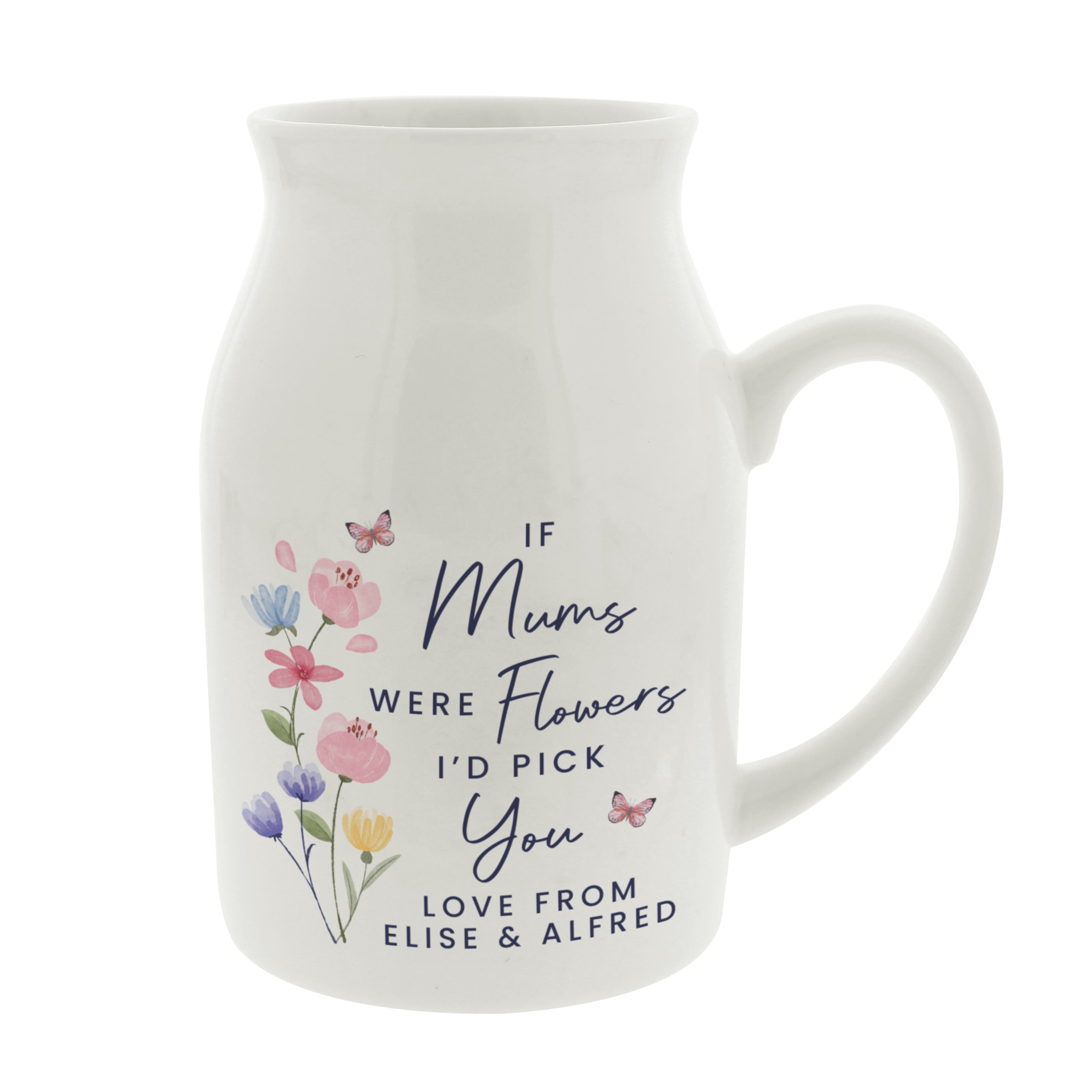 Personalised Id Pick You Jug Vase