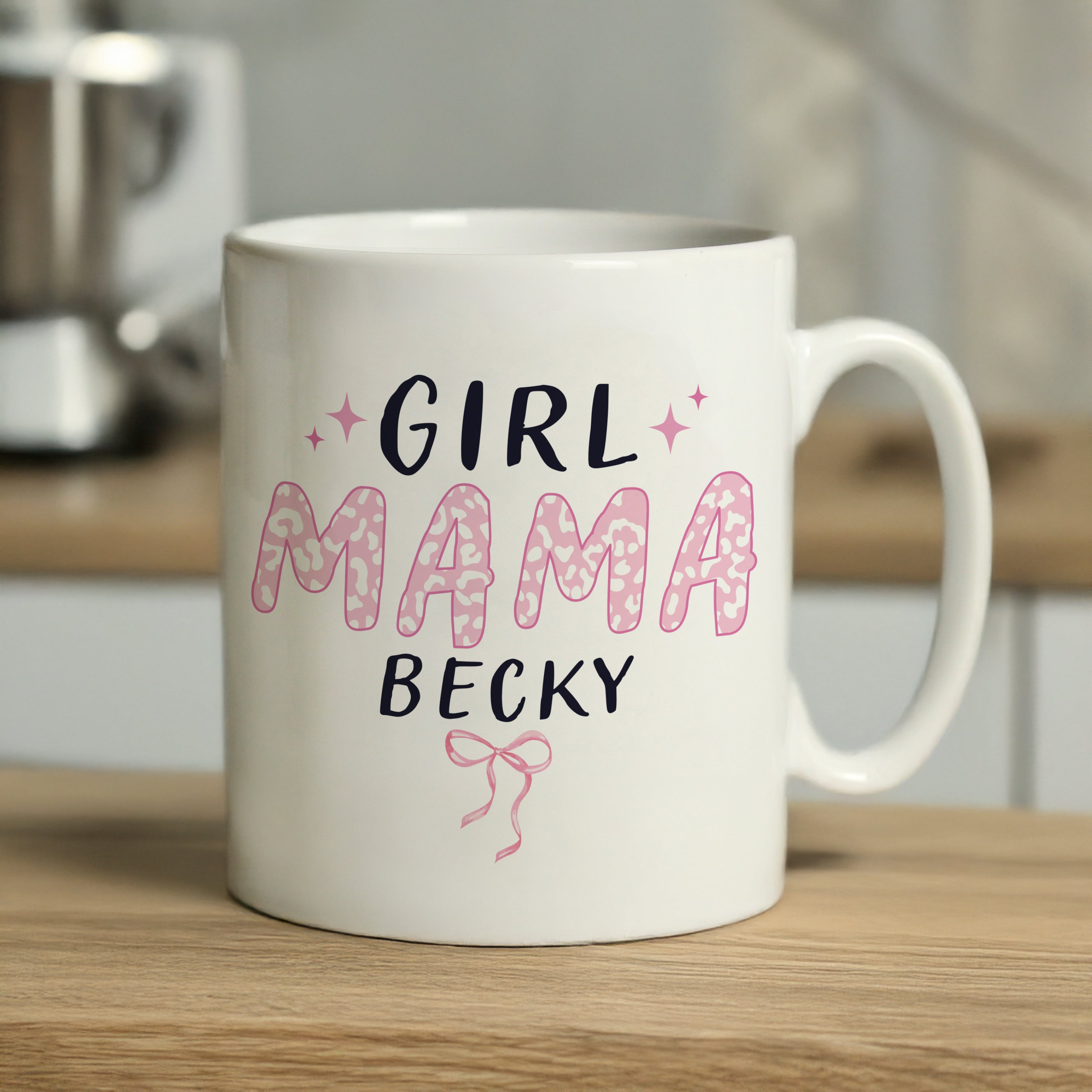 Personalised Girl Mama Mug