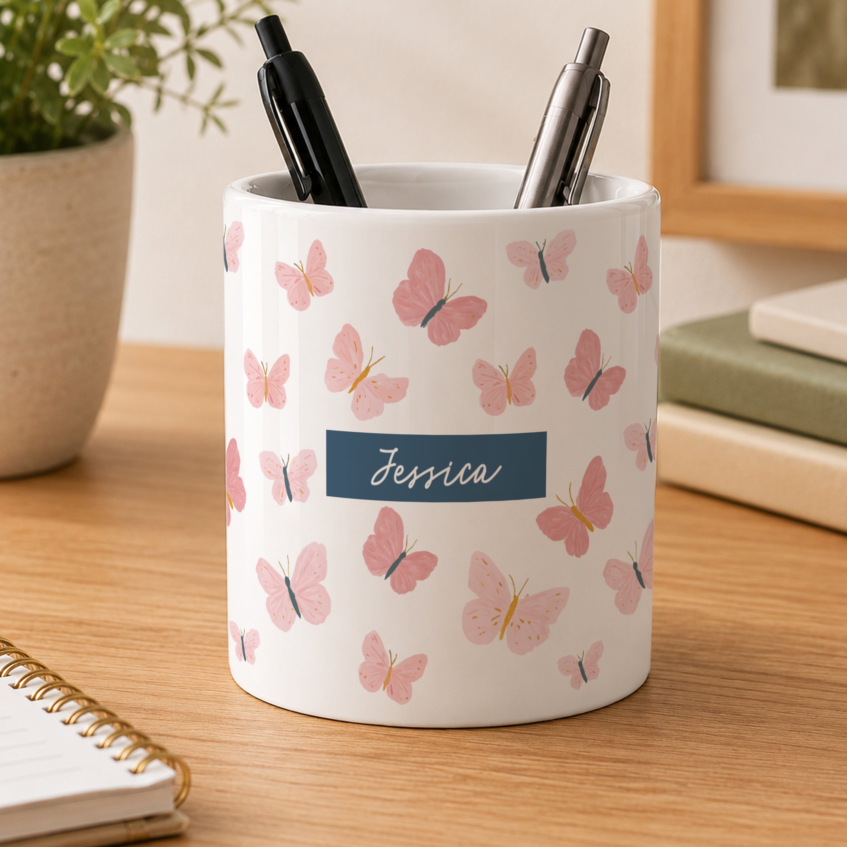 Personalised Butterfly Storage Pot