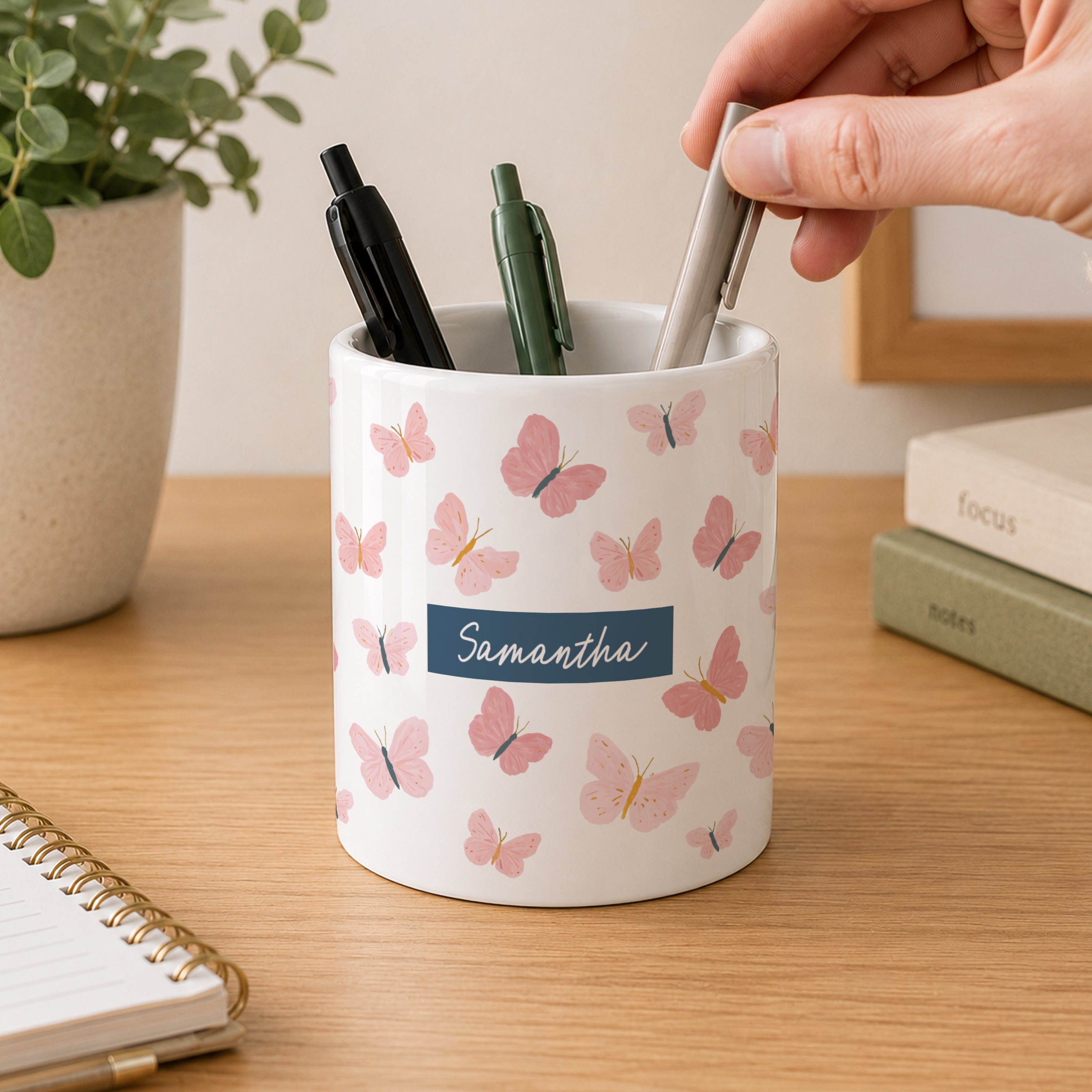 Personalised Butterfly Storage Pot