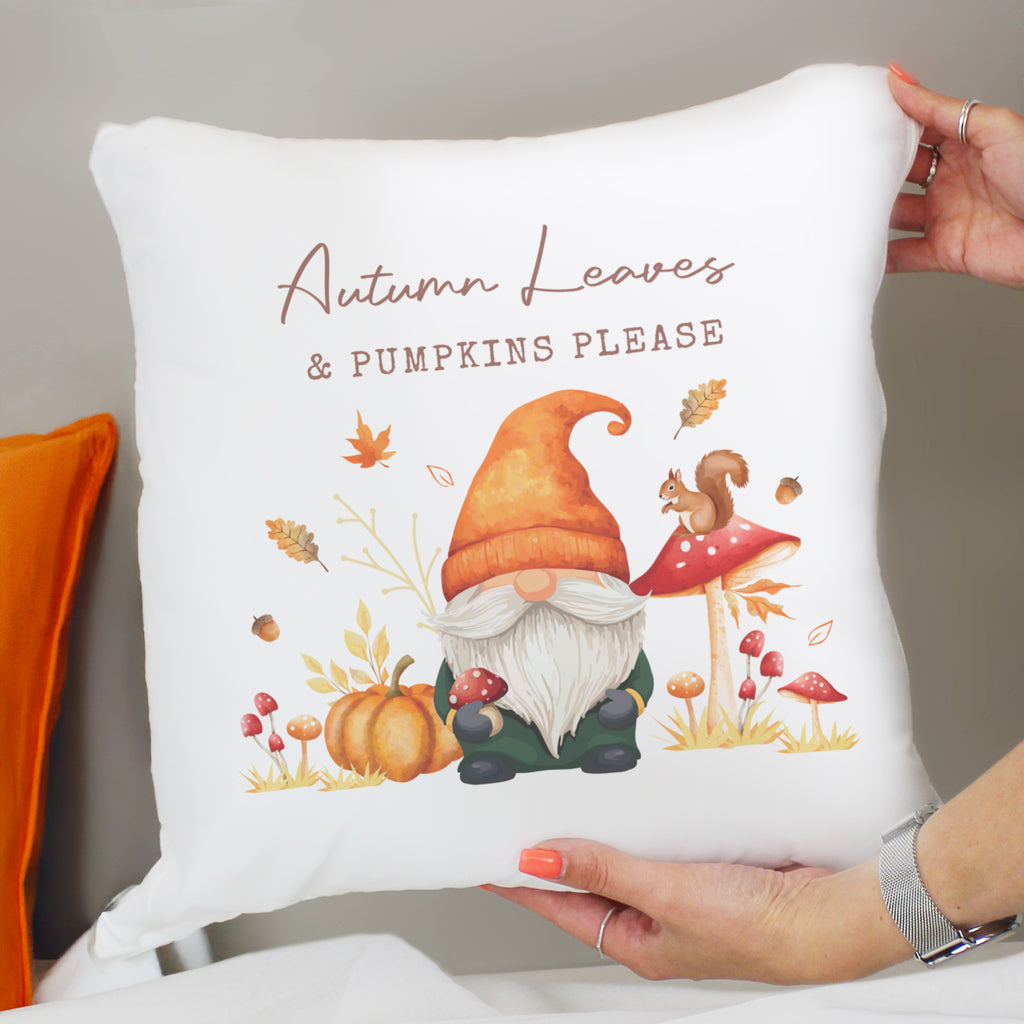 Personalised Autumn Gonk Cushion