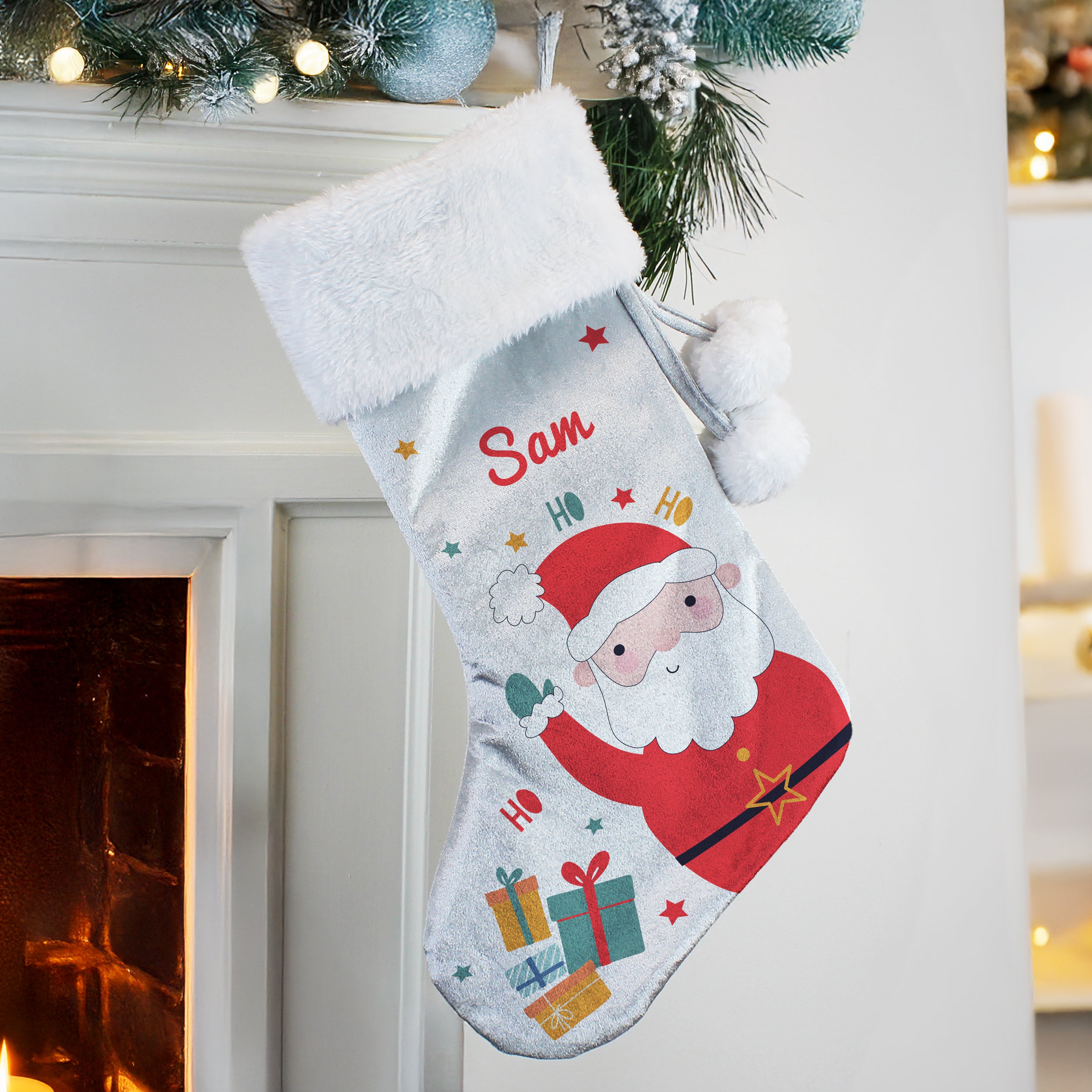 Personalised Santa Christmas Stocking