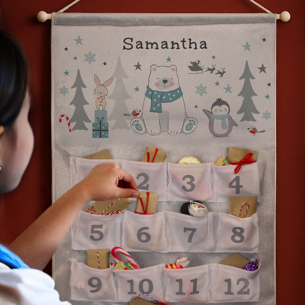 Personalised Polar Bear Advent Calendar