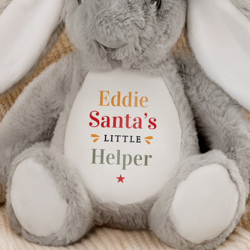 Personalised Santas Little Helper Bunny