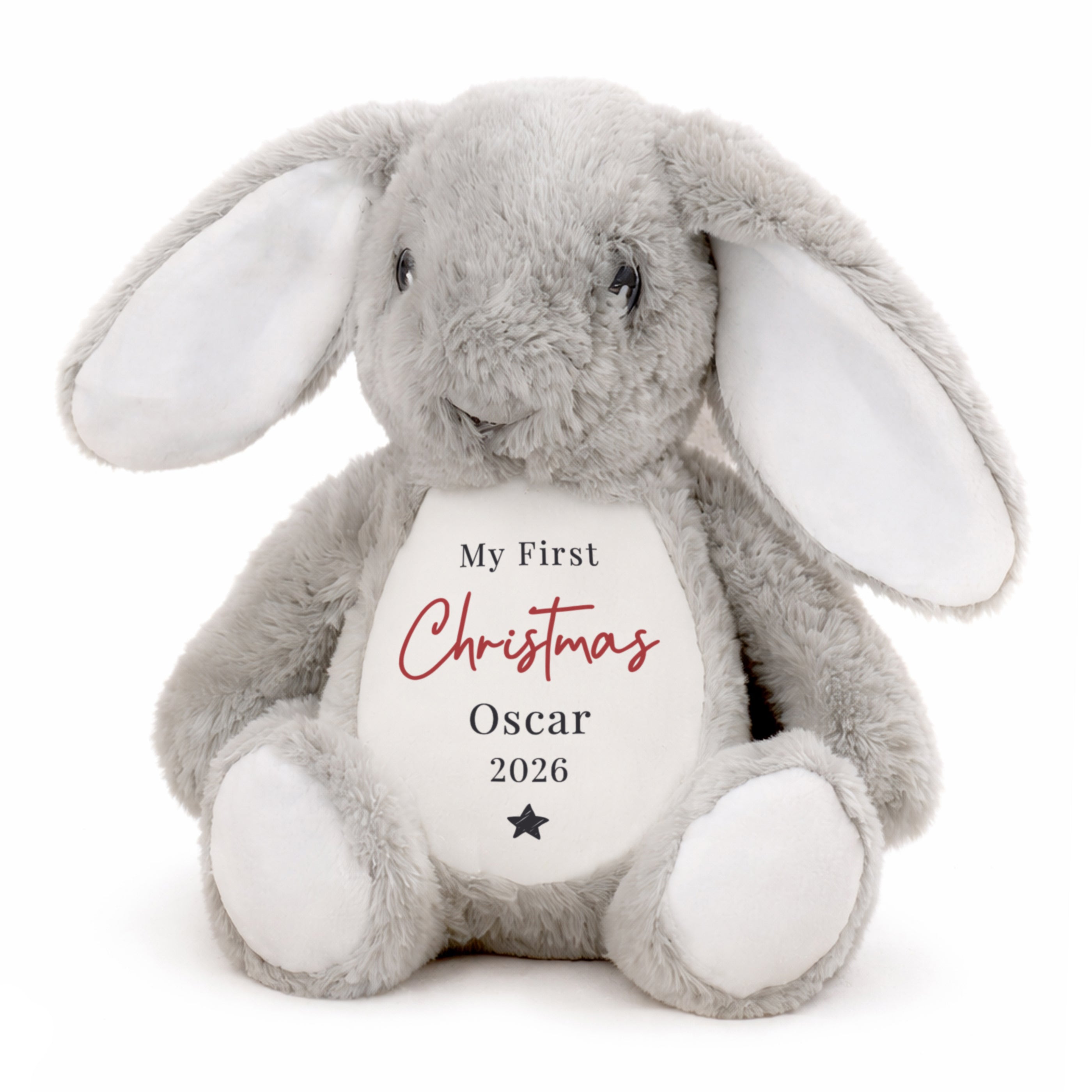 Personalised My First Christmas Bunny