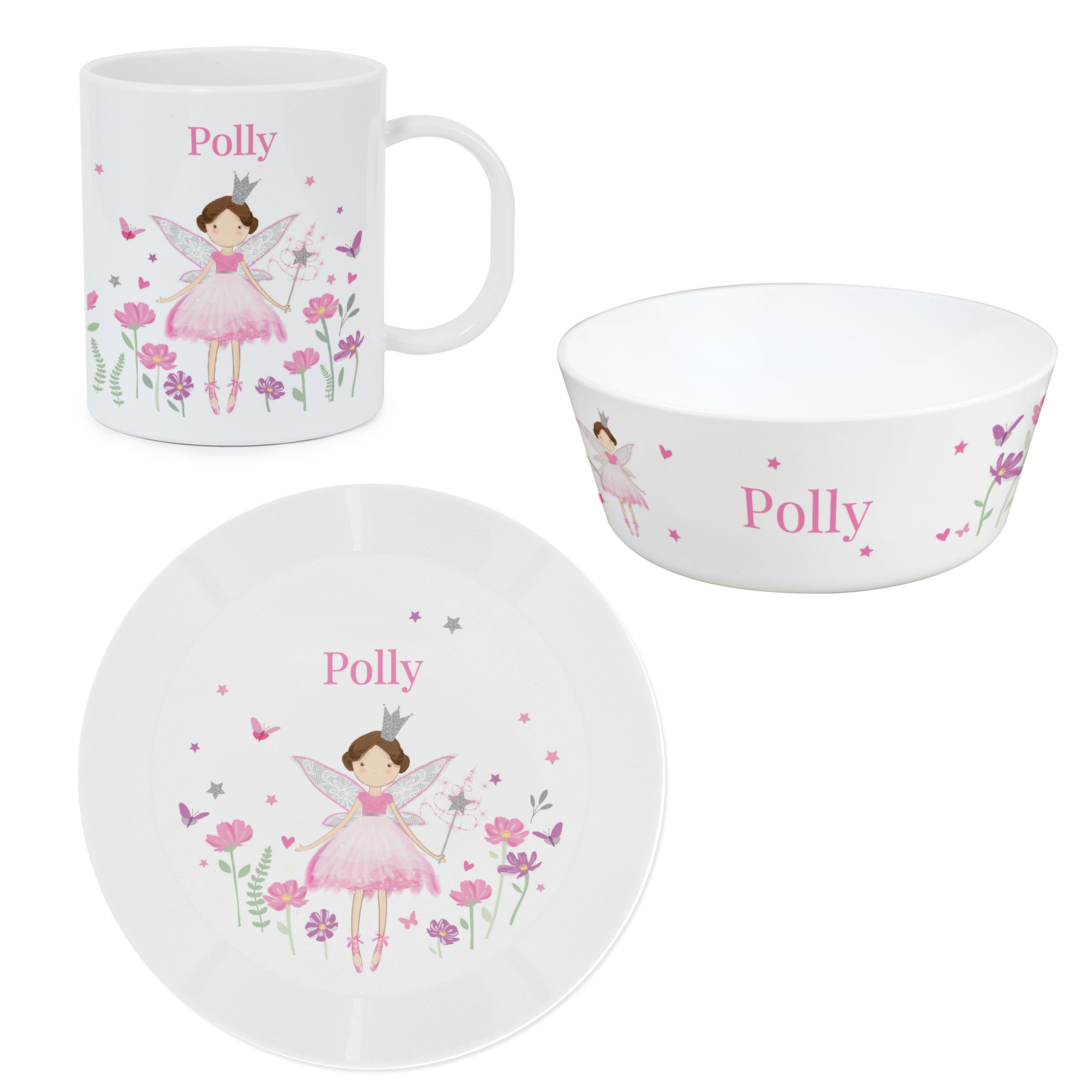 Personalised Fairy Princess Breakfast Set
