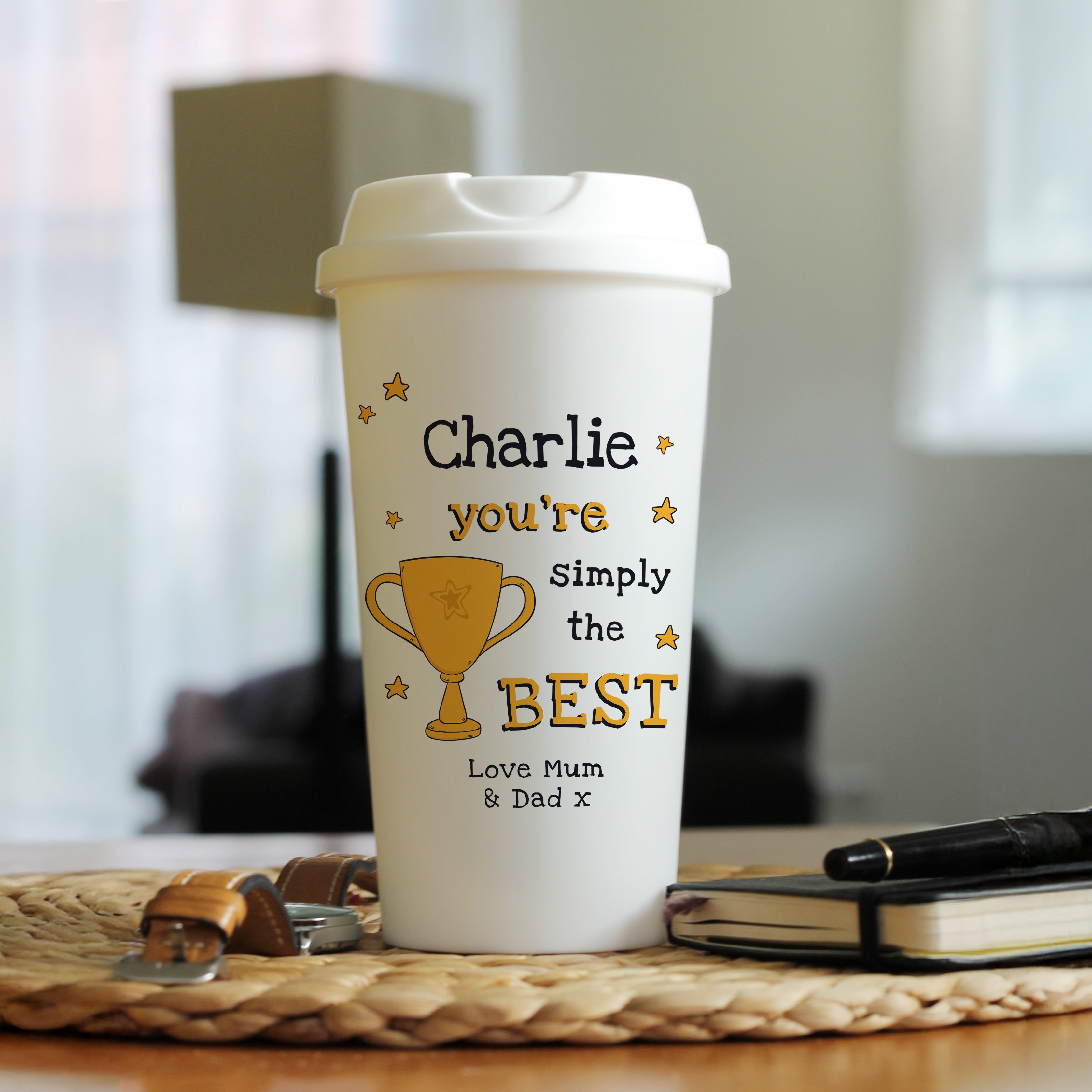 Personalised Simply The Best Travel Mug