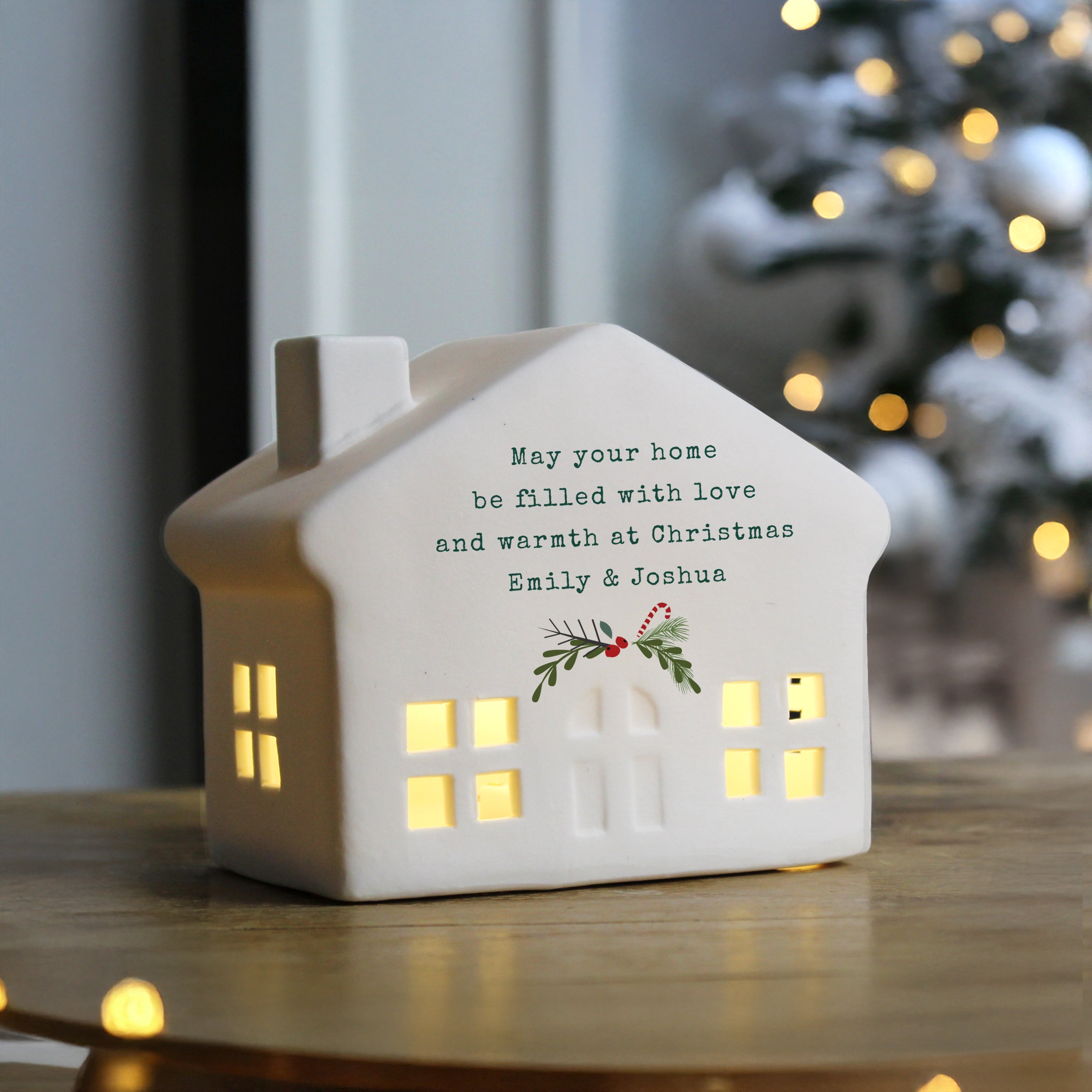 Personalised Christmas LED House