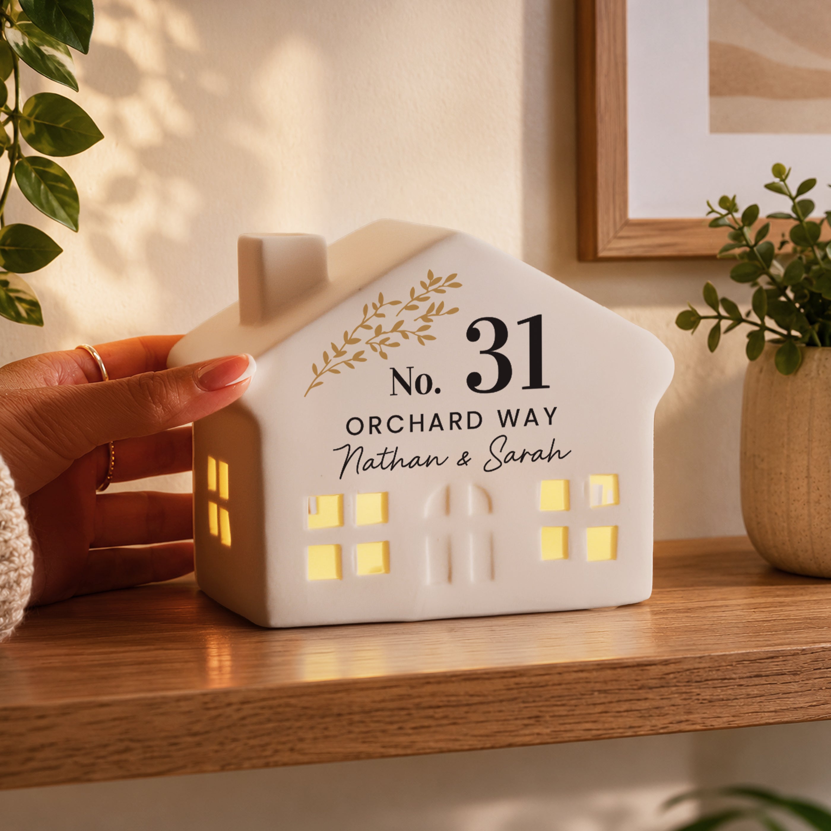 Personalised House Number LED House