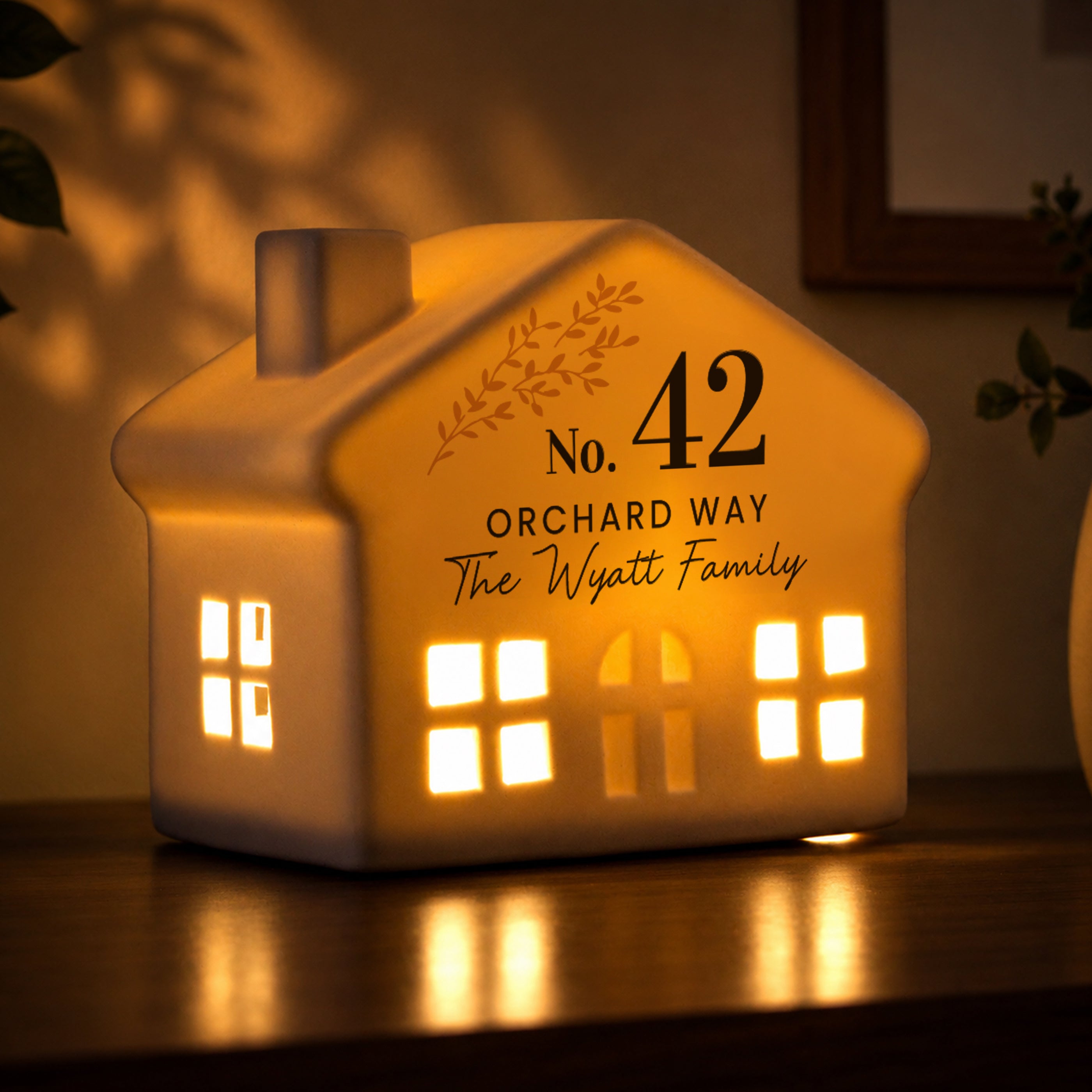 Personalised House Number LED House