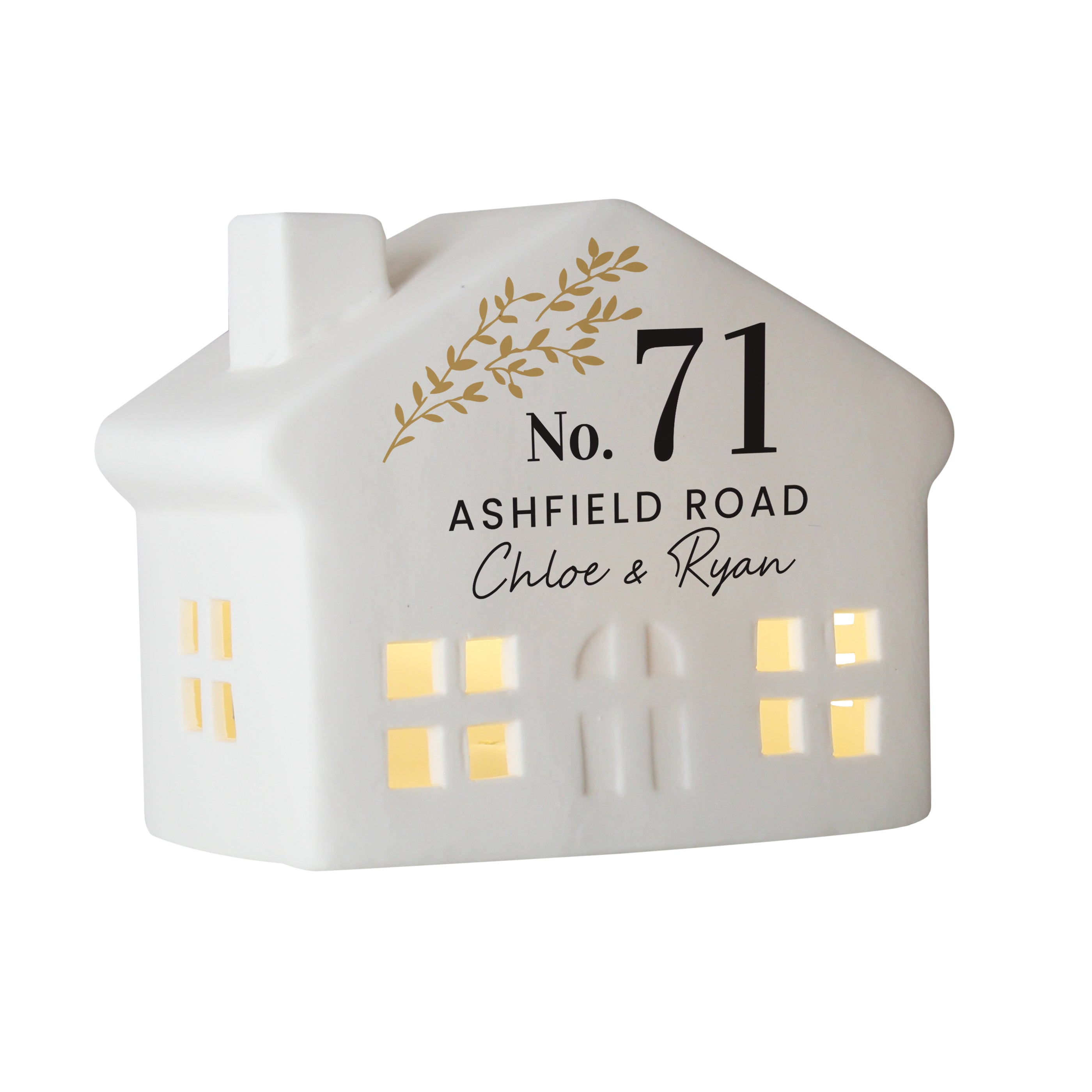 Personalised House Number LED House