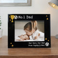 Personalised Simply The Best 5x7 Landscape Black Glass Photo Frame