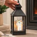Personalised The Snowman Botanical Black Lantern